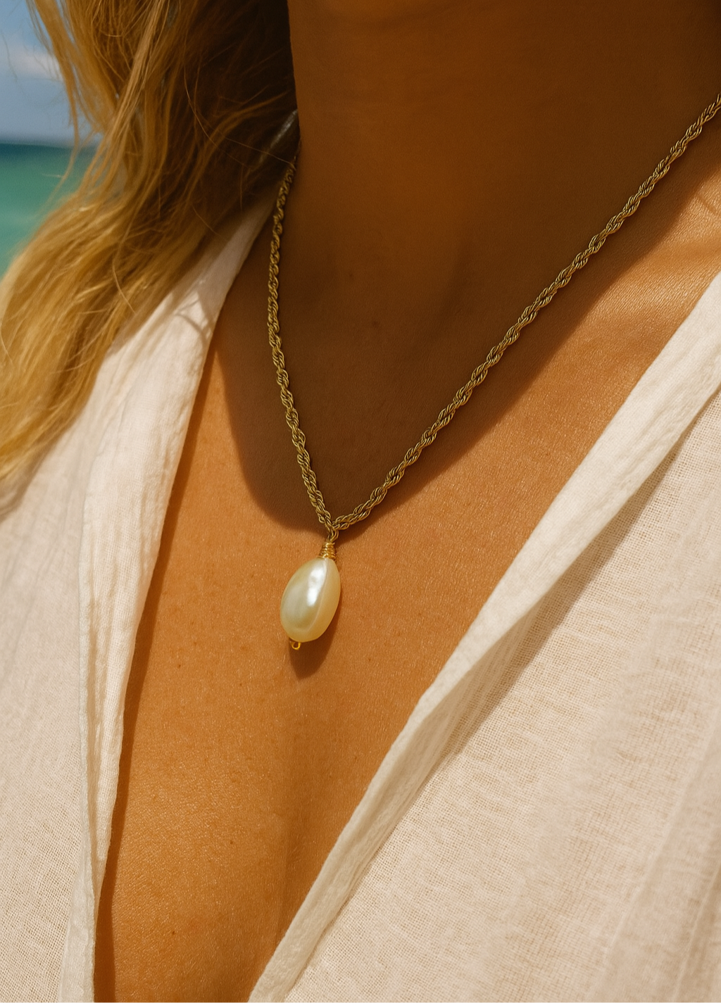 Pearl Rope Necklace