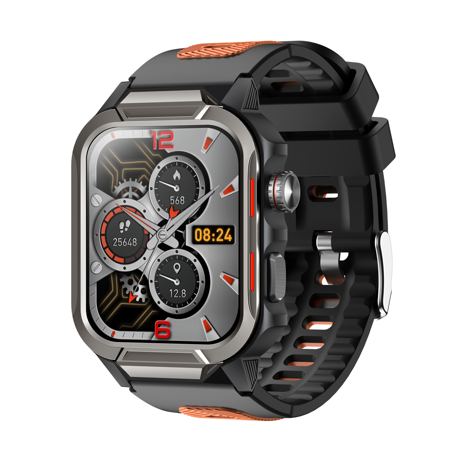 Smart Watch for Men 3ATM Waterproof Smartwatch 1.96 inch screen for Android and iOS Phones Fitness Tracker Watch with 100+ Sports Modes-8