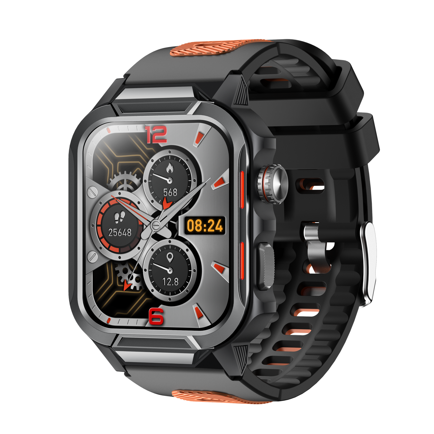 Smart Watch for Men 3ATM Waterproof Smartwatch 1.96 inch screen for Android and iOS Phones Fitness Tracker Watch with 100+ Sports Modes-6