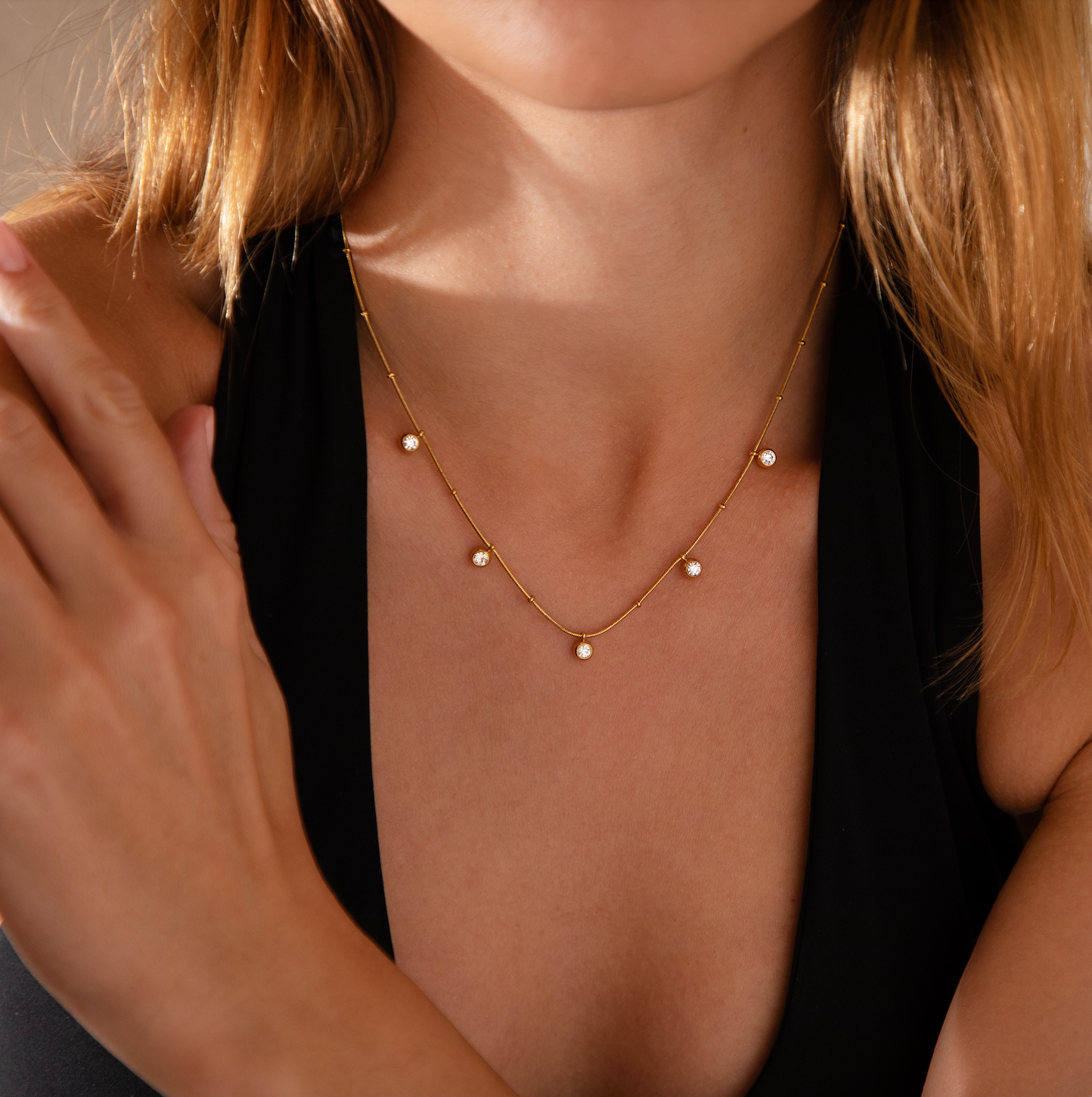 Celestia Drop Necklace
